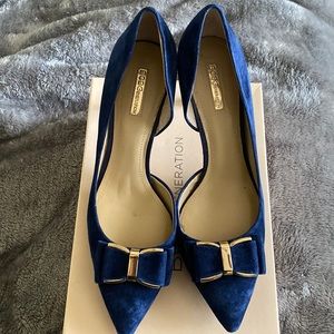 Gorgeous Blue Suede Shoes
